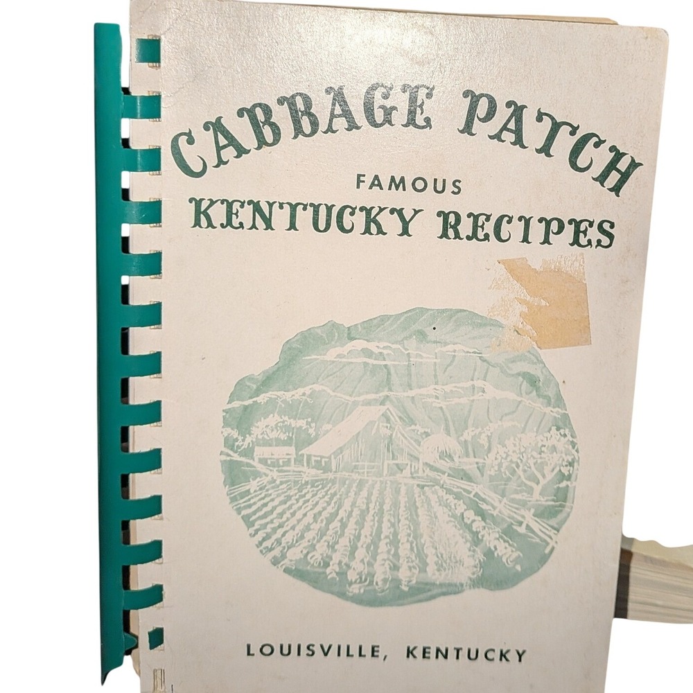 Cabbage Patch Famous Kentucky Recipes Cookbook Louisville KY Spiral 1972 Vintage
